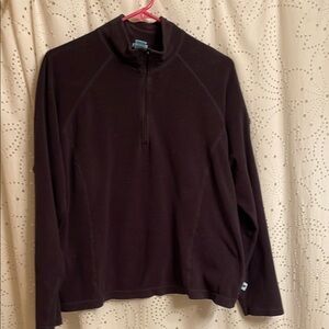 Women’s Black Quarter-Zip Sweater